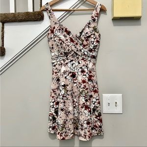 Floral Sleeveless Mini Dress
